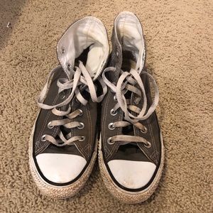 High top gray converse
